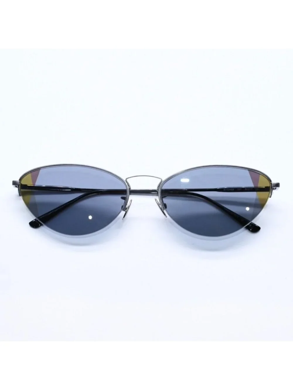 Bottega Veneta Half Rim Sunglasses Eyewear 001 60 Intrecciato